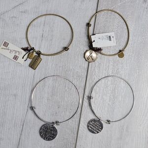 Beast Cancer Survivor Charm Bracelet Bangle Inspirational Quotes Lots of 4